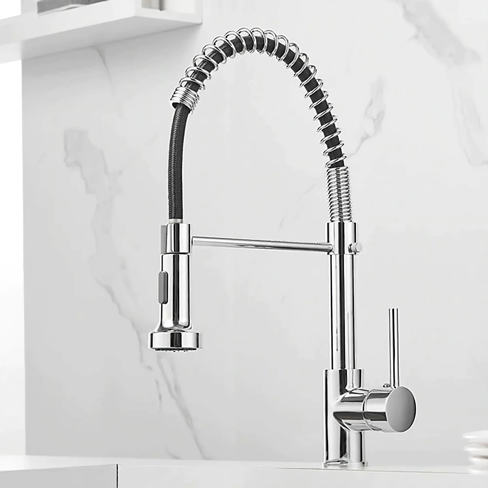Commercial Kitchen Projects - Wholesale Polished Chrome Commercial Kitchen Faucet
