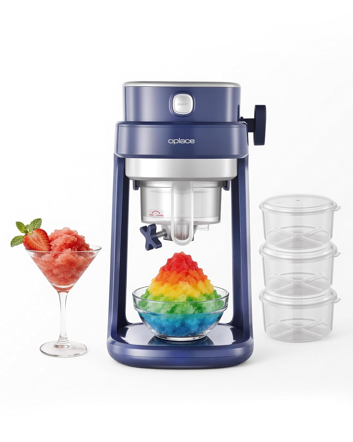 Slushy Machine - Shaved Ice Machine for Home,One-Press Operation