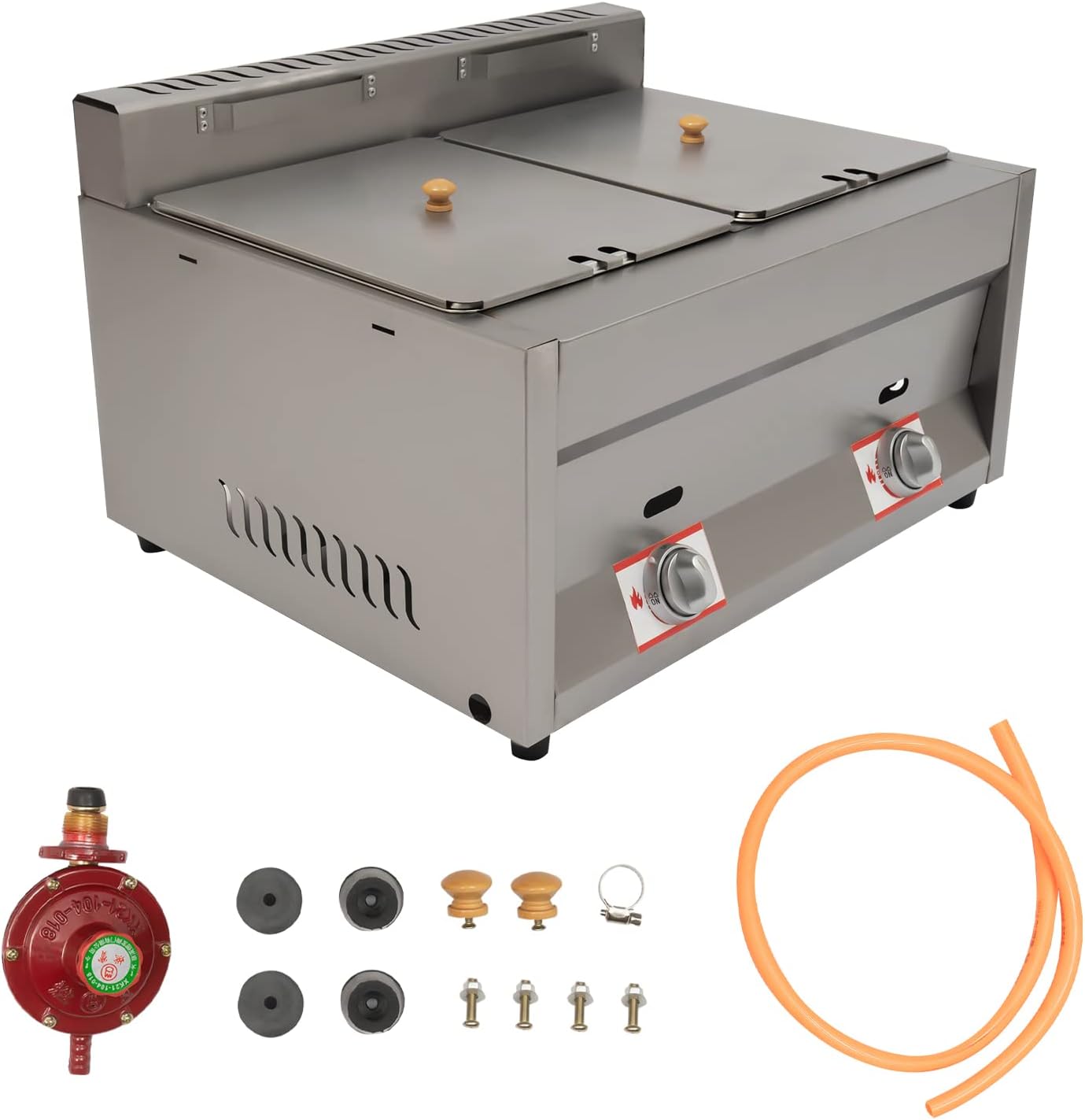 Propane LPG Gas Deep Fryer 2 B - огляд і ціна Deep Fryer Commercial