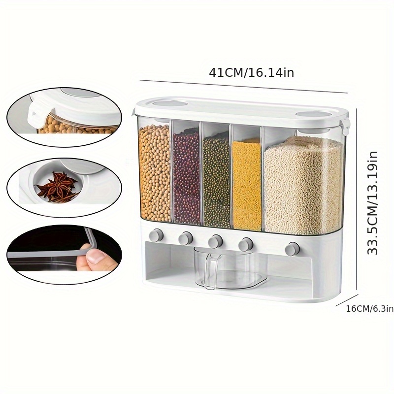 1pc Large Capacity Dry Food Di - огляд і ціна Commercial Kitchen Designer