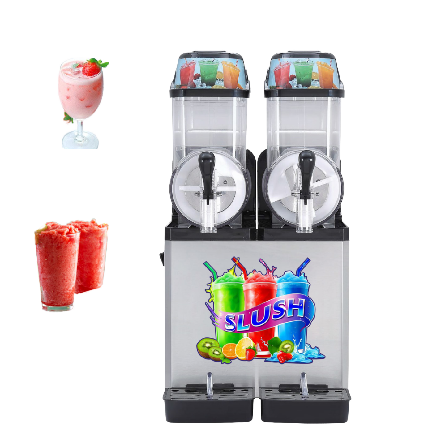 Commercial Stainless Steel Sin - огляд і ціна Slushy Machine