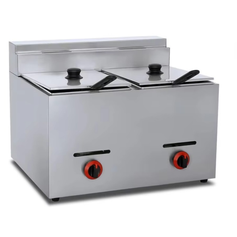 【Hot】Commercial LPG Gas Deep F - огляд і ціна Deep Fryer Commercial