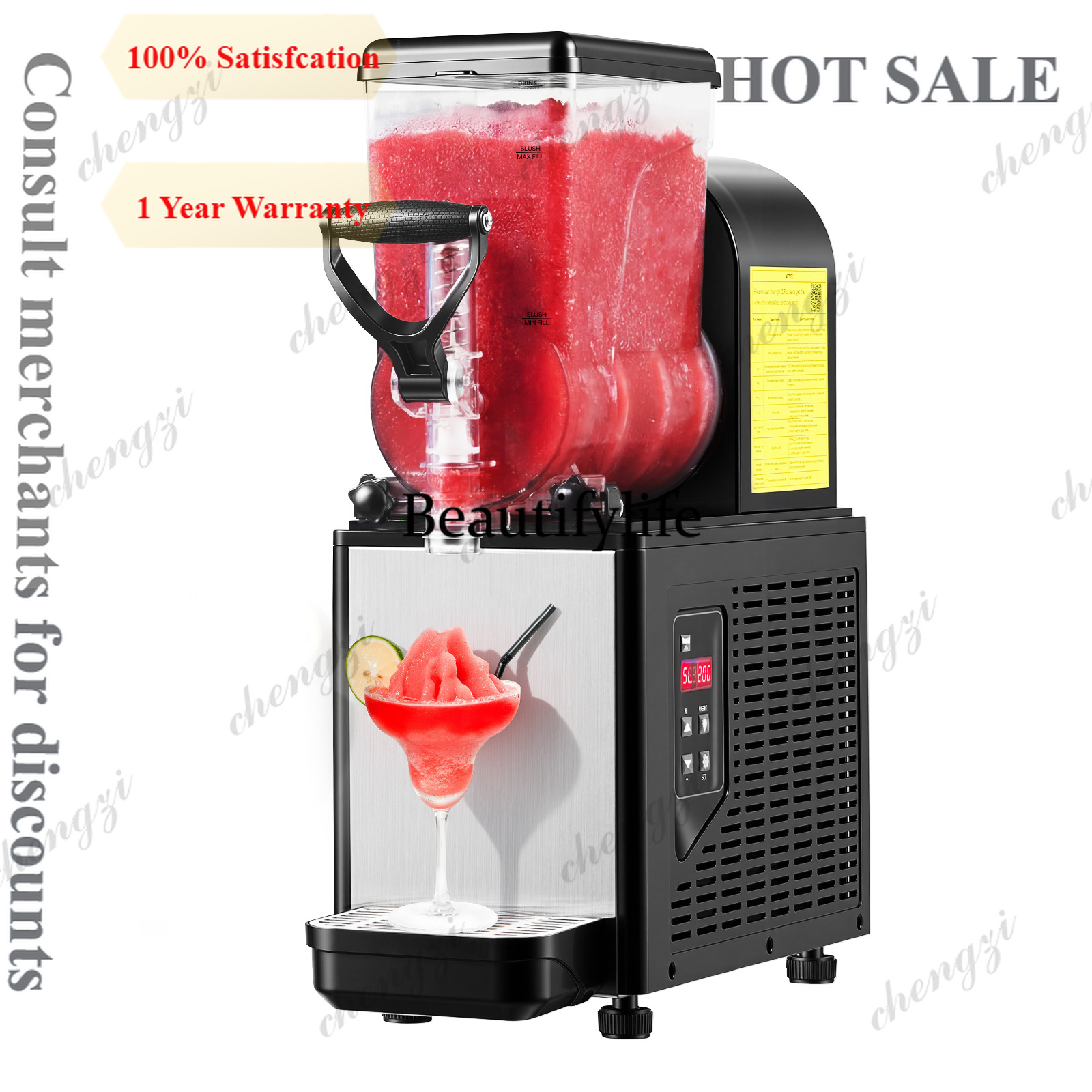 A81 SucceBuy 6L/1.6Gal Slushie - огляд і ціна Slushy Machine
