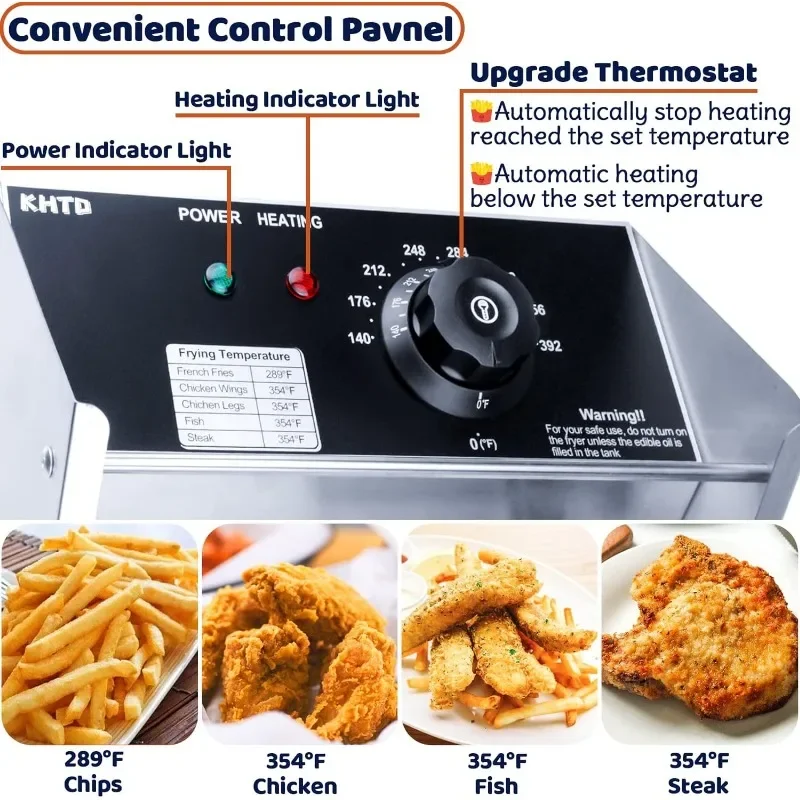 Commercial Deep Fryer With Bas - огляд і ціна Deep Fryer Commercial