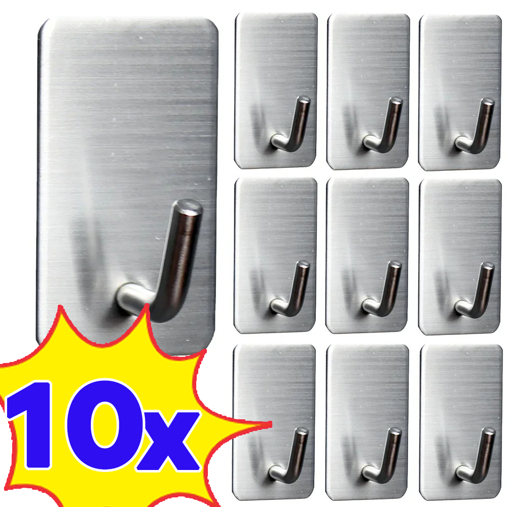 1-10Pcs Self Adhesive Hook Sta - огляд і ціна Commercial Kitchen Shelving