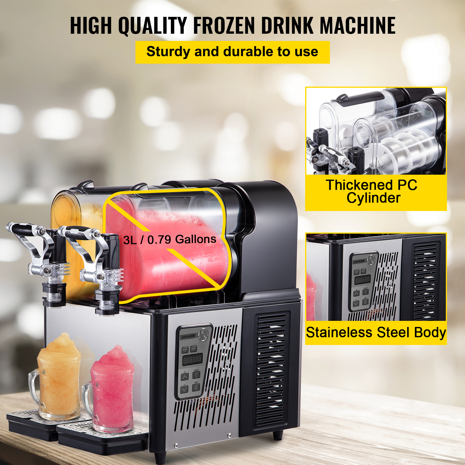 SucceBuy Commercial Slushy Mac - огляд і ціна Slushy Machine