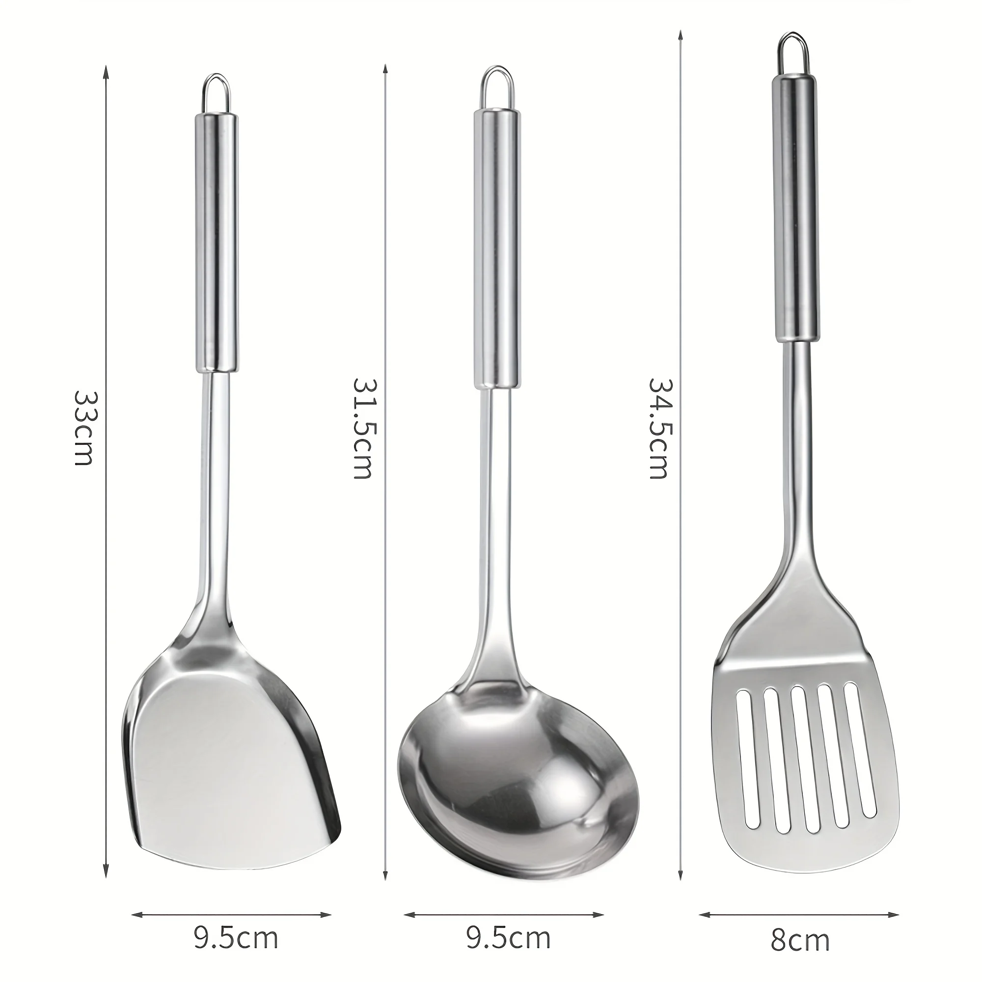 9pcs Cooking Utensil Set, 304  - огляд і ціна Commercial Kitchen Designer