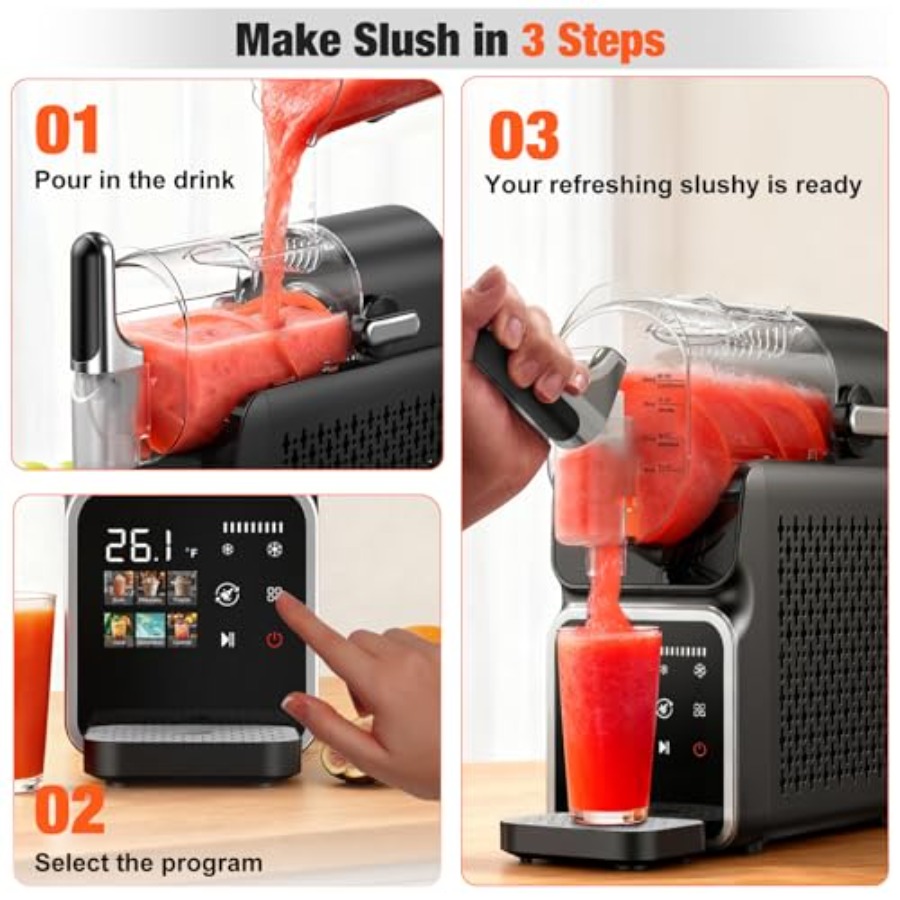 Slushie Machine No Ice Needed  - огляд і ціна Slushy Machine