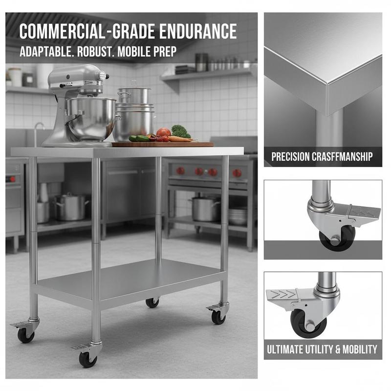 Metal Prep Station 24 x 24 x 3 - огляд і ціна Commercial Kitchen Designer