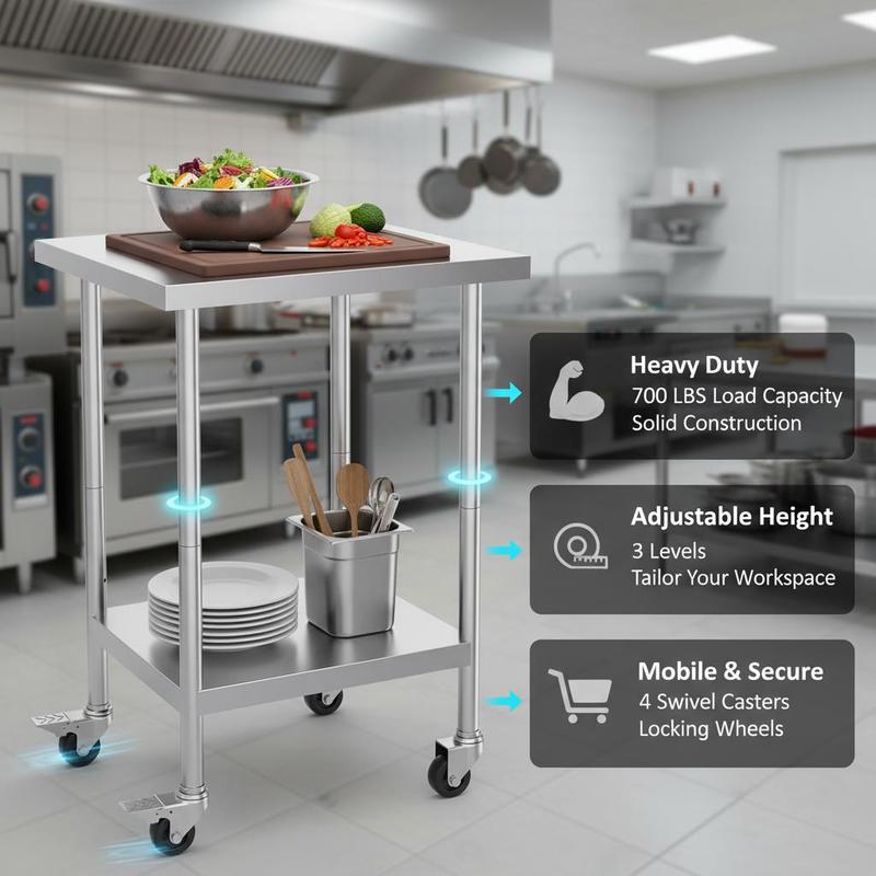 Metal Prep Station 24 x 24 x 3 - огляд і ціна Commercial Kitchen Designer