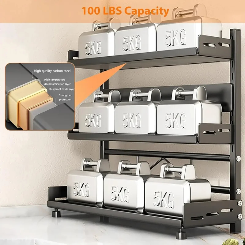 3 Tier Adjustable Spice Storag - огляд і ціна Commercial Kitchen Shelving
