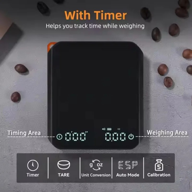 KitchenMini Coffee Scale with  - огляд і ціна Commercial Kitchen Timer