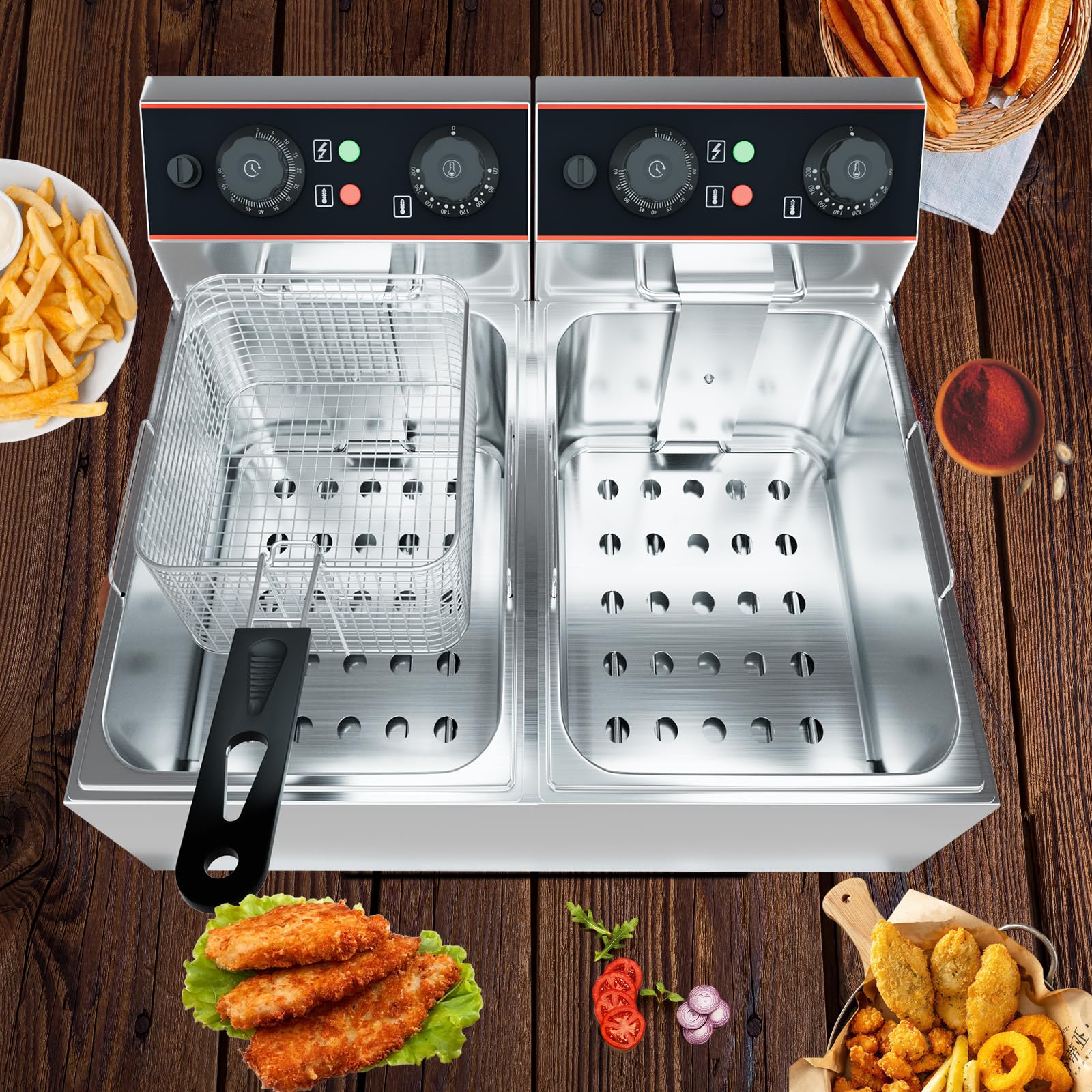 6/8/11L Commercial Electric De - огляд і ціна Deep Fryer Commercial