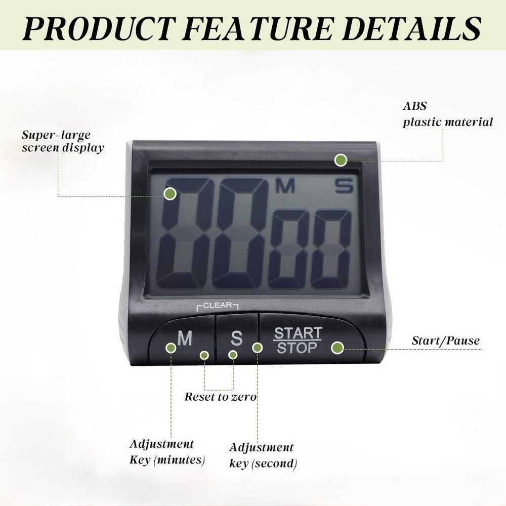 Display Kitchen Timer Magnetic - огляд і ціна Commercial Kitchen Timer