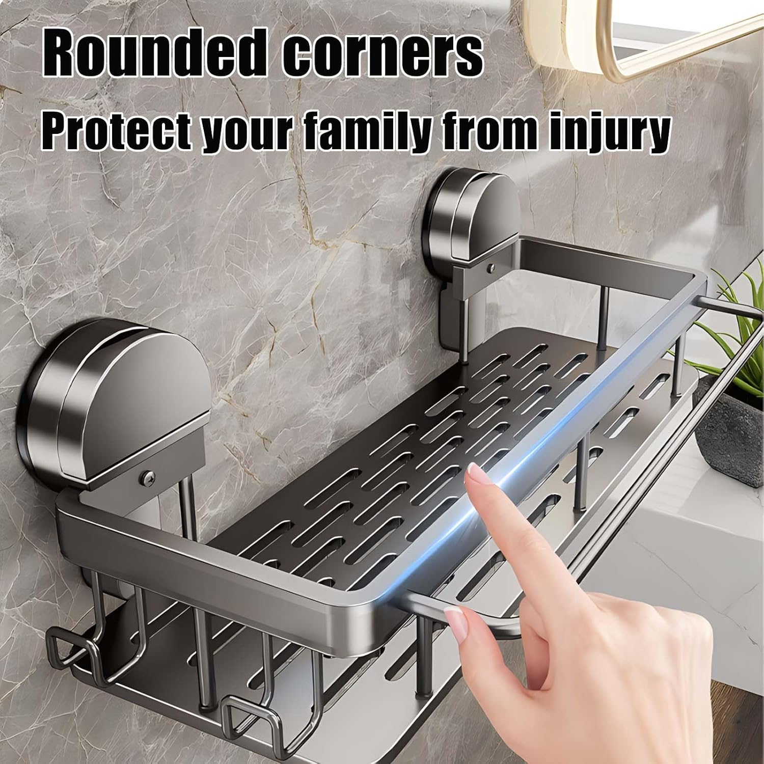 Bathroom Suction Cup Storage R - огляд і ціна Commercial Kitchen Shelving
