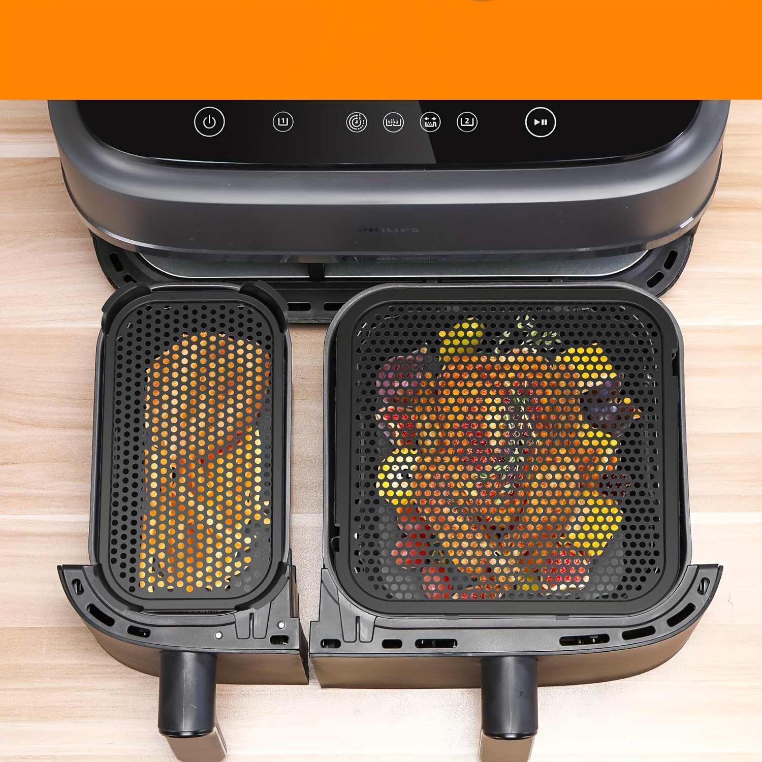 2Pcs New Air Fryer Splash Guar - огляд і ціна Deep Fryer Commercial