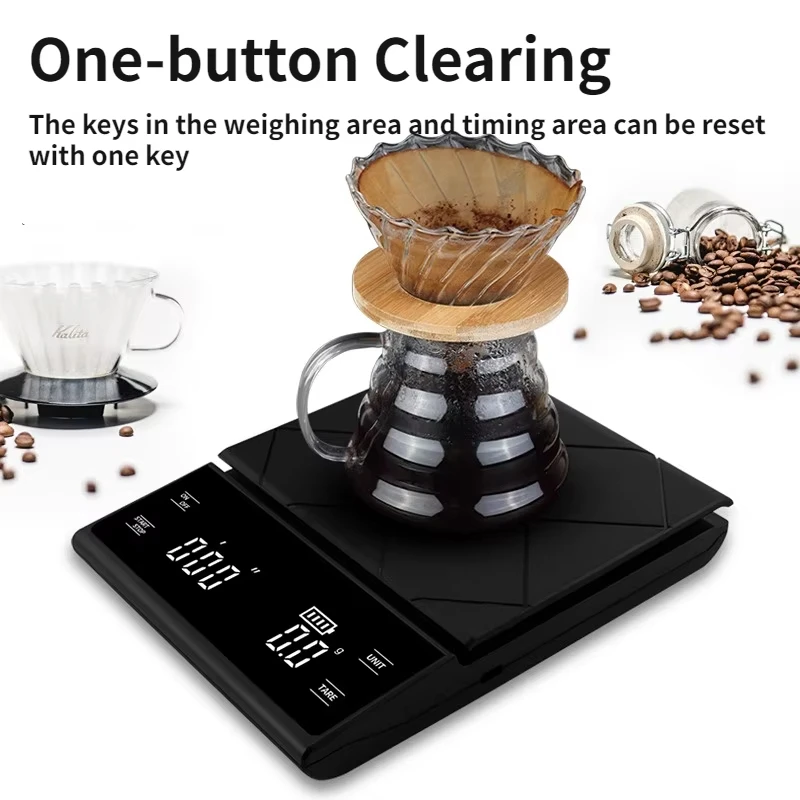 3kg/0.1g Coffee Scale With Tim - огляд і ціна Commercial Kitchen Timer